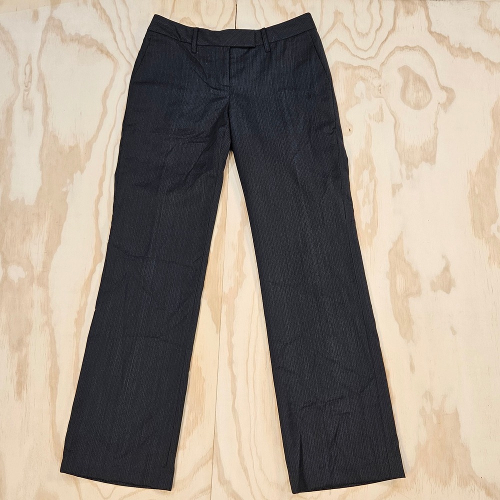 Ann Taylor LOFT Marisa Petite Dress Pants 00P Charcoal Grey Straight Trousers